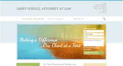 Desktop Screenshot of goehlelaw.com